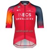Cykeltøj + Cykelshorts 2023 INEOS Grenadiers Rød Mørkeblå